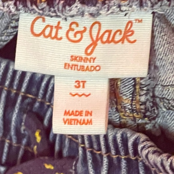 CAT & JACK DISTRESSED SKINNY JEANS SIZE 3T - Picture 7 of 7